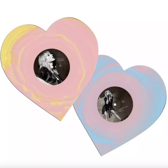 Taylor Swift Other - Taylor Swift Lover Live From Paris Heart Shaped Vinyl